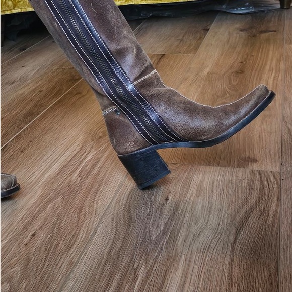 SOLD Vintage rare Moto Miu Miu Moto Boots!!! - Picture 4 of 8